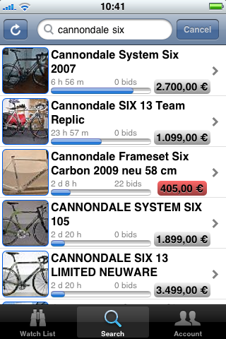 Search View