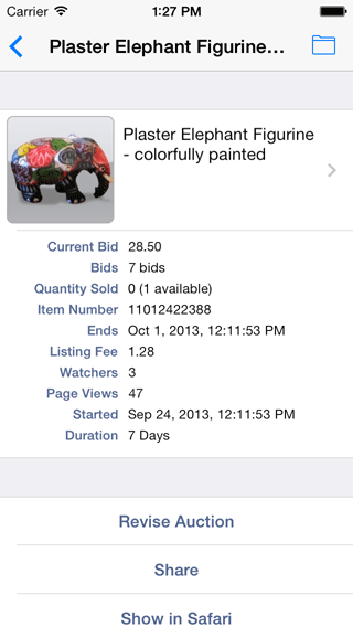 Auction Details