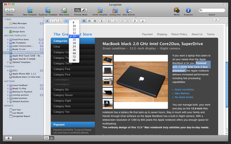 Text Format Toolbar in Preview Mode